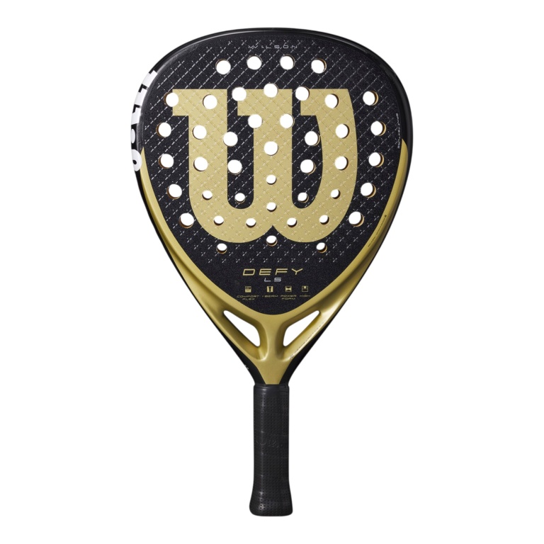 Wilson Padelschläger Defy LS V1 355g/Diamant schwarz/gold